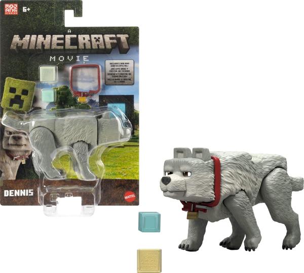 Mattel Minecraft Actionfigur 10cm Dennis der Wolf